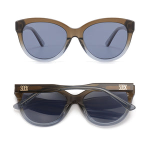 *NEW* LOVER OMBRE SLATE l 100% Plant Based l Black Polarised Lens - Soek Fashion Eyewear Australia