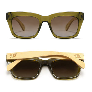 MORGAN MOSS l Brown Lens l White Maple Arms - Soek Fashion Eyewear Europe