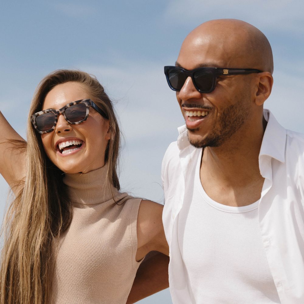 COLLIDE SANDSTONE - Bio Acetate Tortoise Frame l Brown Polarised Lens - Soek Fashion Eyewear Europe