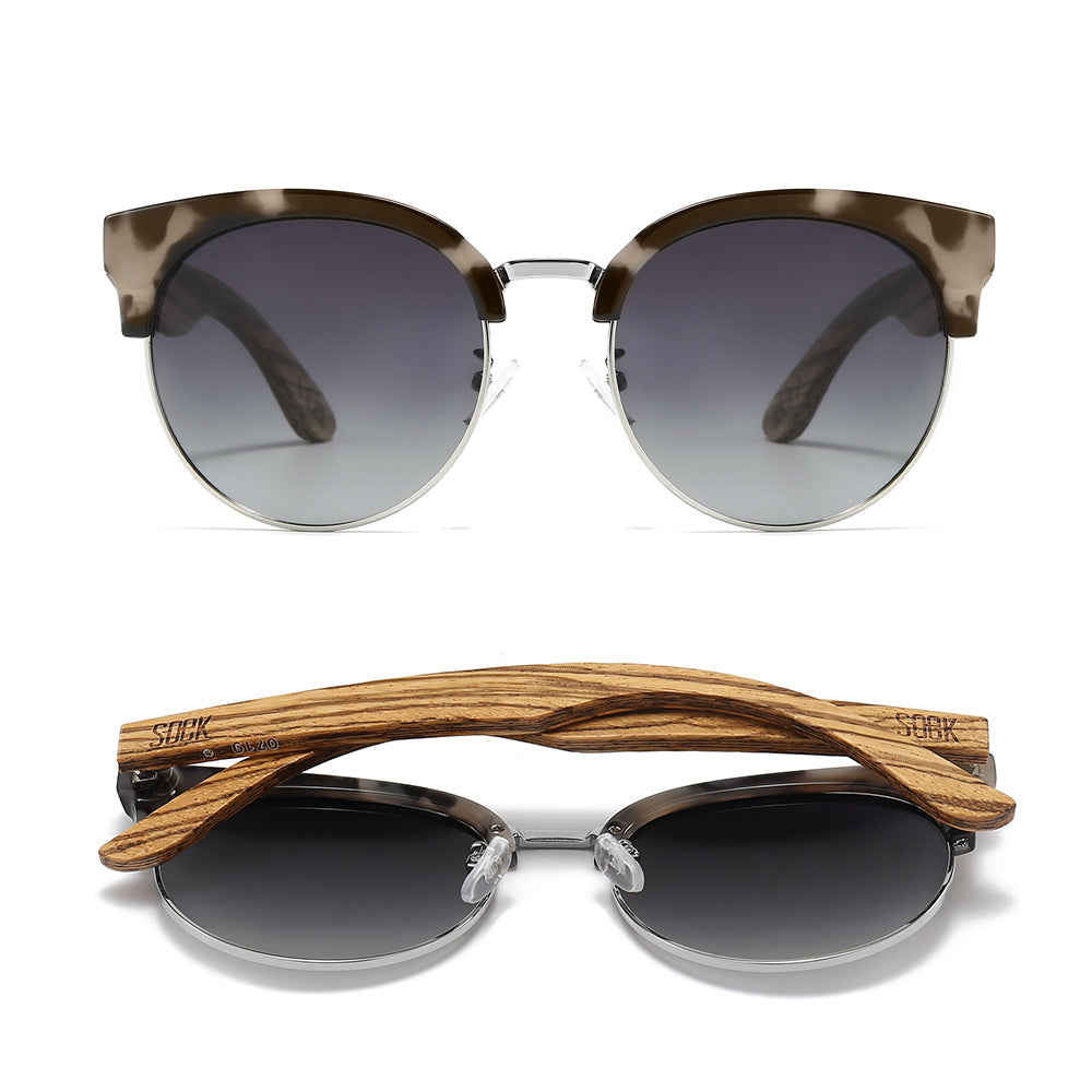 HEATHER IVORY TORT l Grey Lens l White Maple Arms - Soek Fashion Eyewear Australia