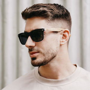 BALMORAL Black Lens l Walnut Arms - Soek Fashion Eyewear Europe