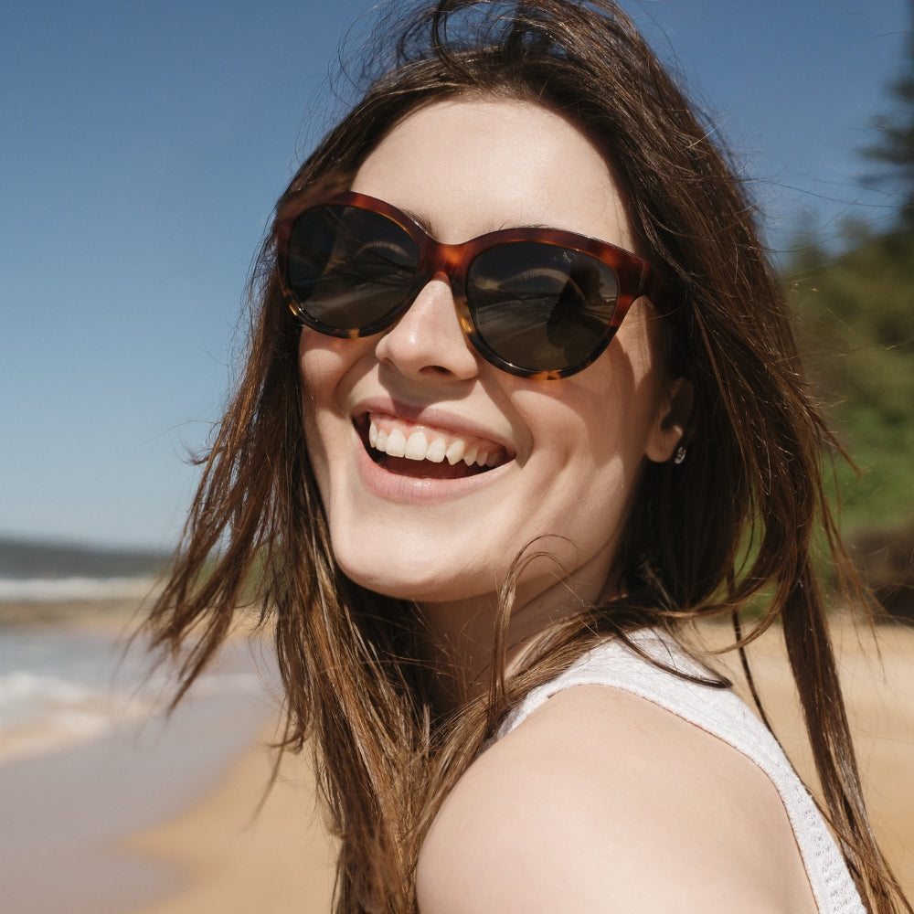 Acetate Tortoise Frame l Brown Polarised Lens - Soek Fashion Eyewear Europe