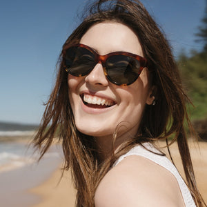 Acetate Tortoise Frame l Brown Polarised Lens - Soek Fashion Eyewear Europe
