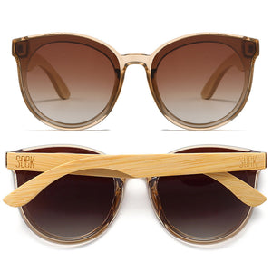 BELLA CHAMPAGNE l Brown Gradient Lens l Maple Arms - Soek Fashion Eyewear Europe