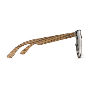 BELLA IVORY TORTOISE l Black Graduated Lens l Walnut Arms - Soek Fashion Eyewear Europe