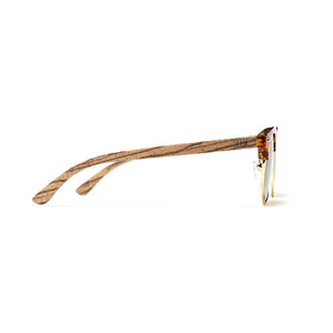 BANJO Brown Polarised Lens l  Walnut Arms - Soek Fashion Eyewear Europe