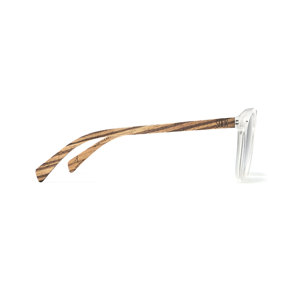 TAINE FROST Khaki Lens l Walnut Arms - Soek Fashion Eyewear Europe