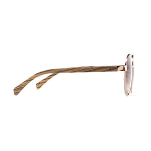 CLEO BLOOM l Rose Gold Metal l Polarised Lenses - Soek Fashion Eyewear Europe