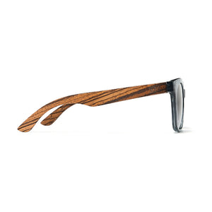 LILA GRACE MIDNIGHT BLUE l Smokey Gradient Lens l Walnut Arms - Soek Fashion Eyewear Europe