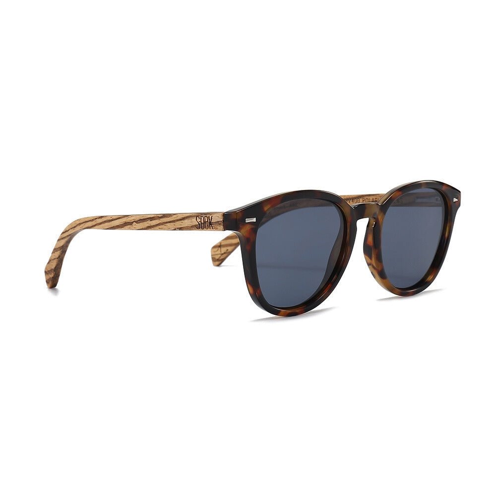 TAINE TORT Blue Lens l Walnut Arms - Soek Fashion Eyewear Australia