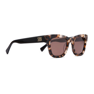 COLLIDE SANDSTONE - Bio Acetate Tortoise Frame l Brown Polarised Lens - Soek Fashion Eyewear Europe