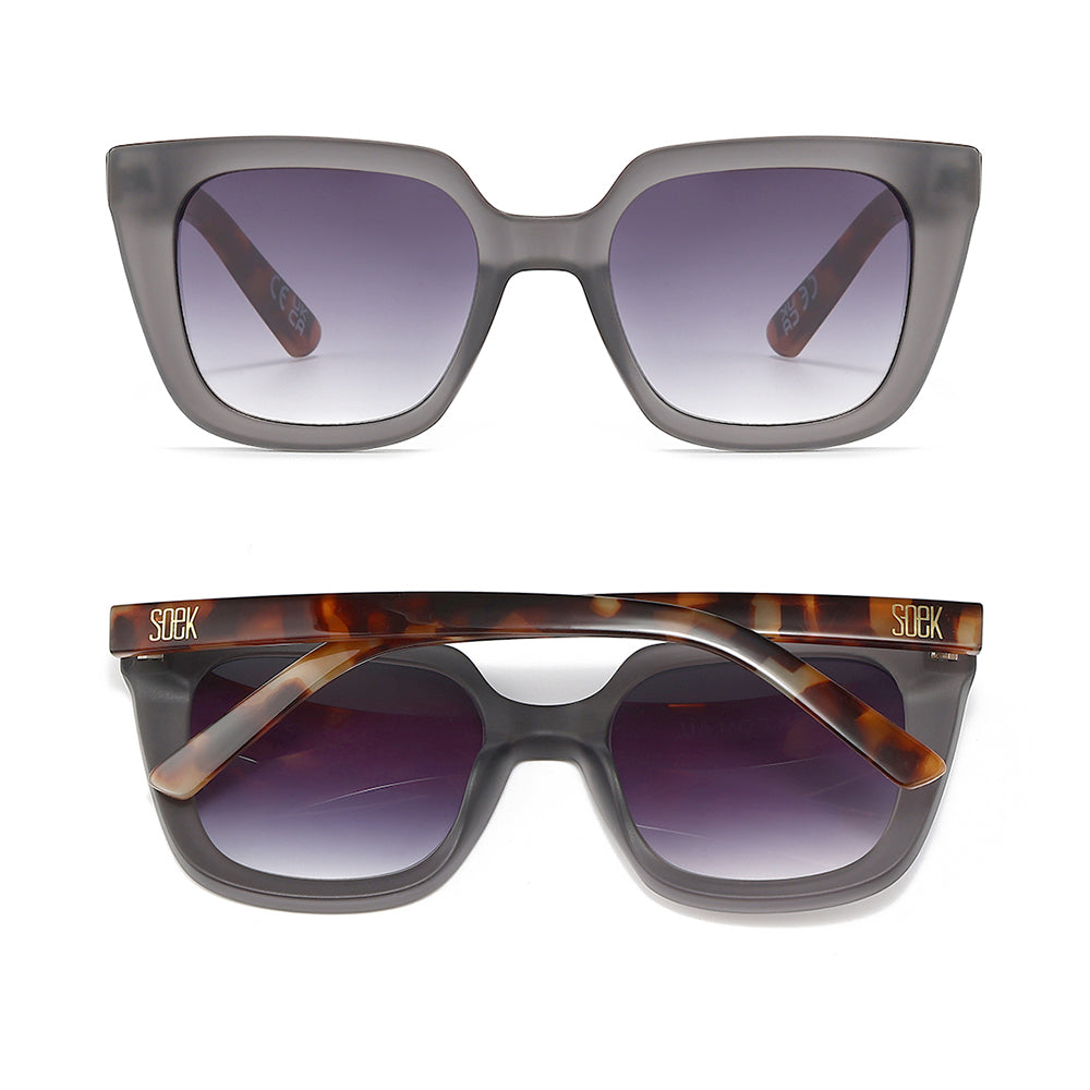 SOLUNA SMOKE l Sunglass Reader l UV 400 Magnifying - Soek Fashion Eyewear Australia