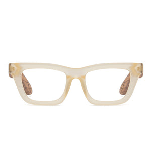 SYDNEY LEMON l Wooden Magnifying Reader - Soek Fashion Eyewear Europe