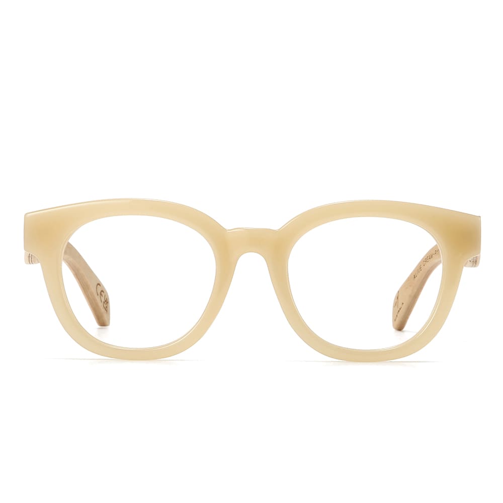ALIVE CREAM l Wooden Magnifying Reader - Soek Fashion Eyewear Australia
