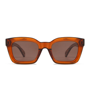 ZAHRA AUBURN l Smoky Polarised Lens l Walnut Arms - Soek Fashion Eyewear Europe