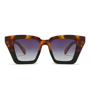 ICON BLACK TOFFEE l Black Graduated Lens l Walnut Arms - Soek Fashion Eyewear Australia