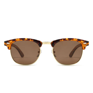 BANJO Brown Polarised Lens l  Walnut Arms - Soek Fashion Eyewear Europe