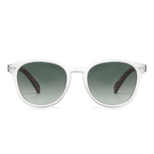 TAINE FROST Khaki Lens l Walnut Arms - Soek Fashion Eyewear Europe