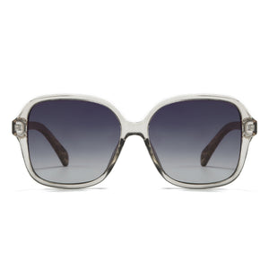 SCARLETT GREY MIST Grey Lens l Walnut Wood Arms - Soek Fashion Eyewear Europe