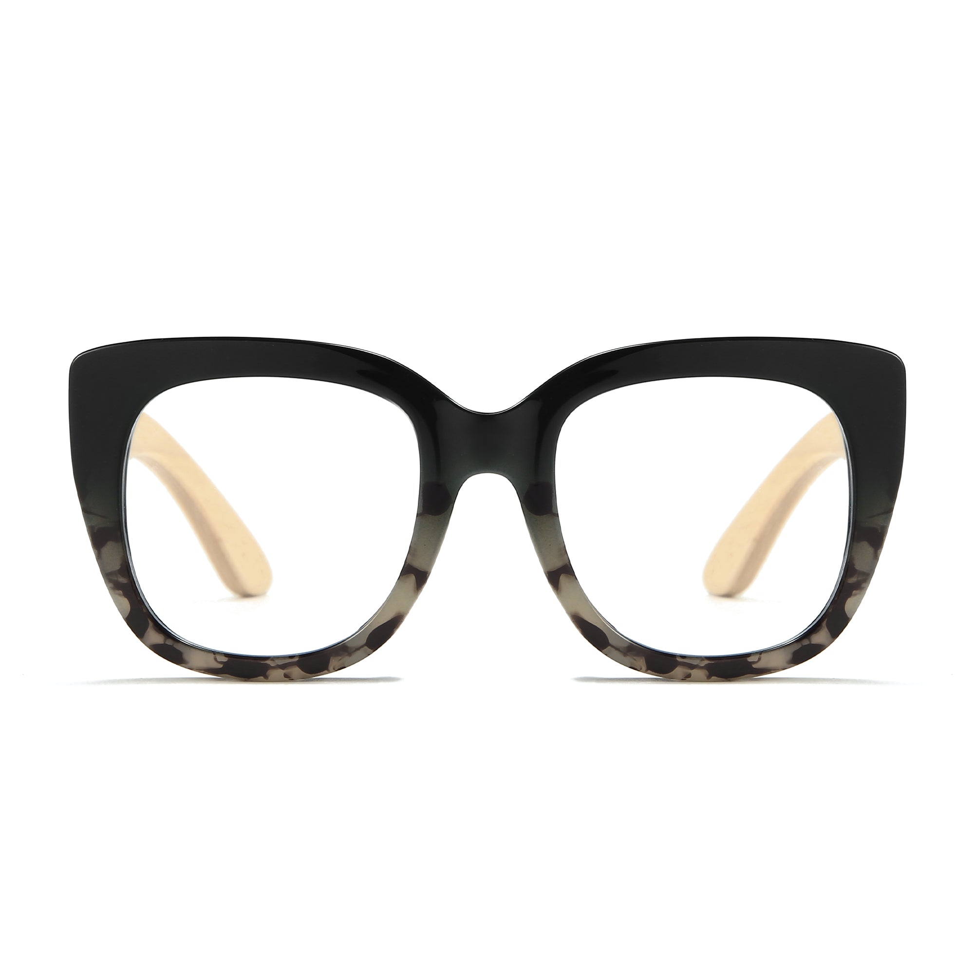 RIVIERA BLACK/IVORY l  Blue Light Magnifying Reader - Soek Fashion Eyewear Australia