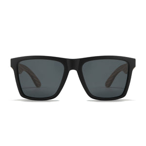 DALTON  Black Sunglasses l Black Lens l Walnut Arms - Soek Fashion Eyewear Australia
