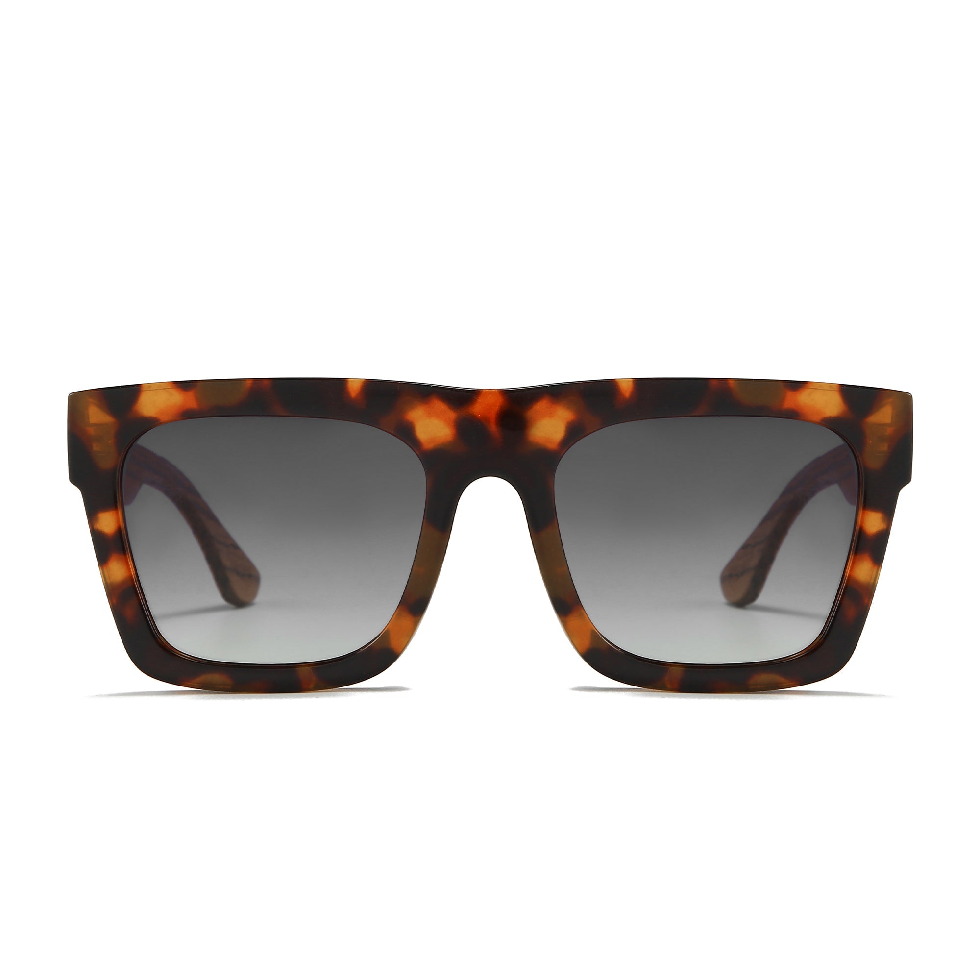 ROCCO TORT l Black Polarised Lens l Walnut Arms - Soek Fashion Eyewear Australia