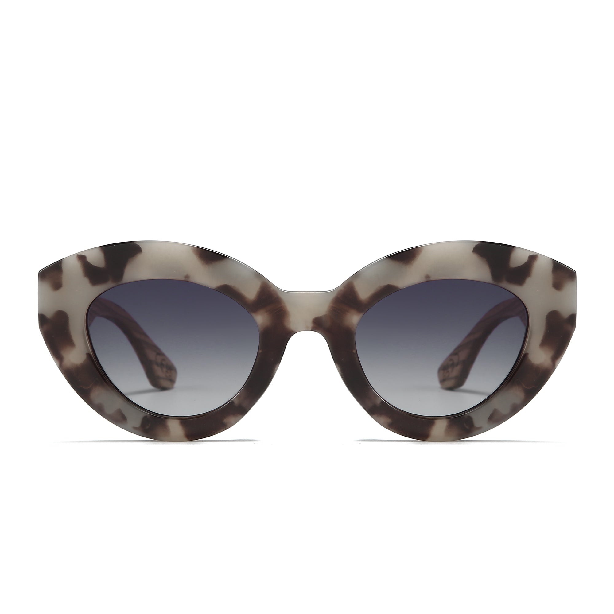 STEVIE IVORY TORT l Black Polarised Lens l Walnut Arms - Soek Fashion Eyewear Australia