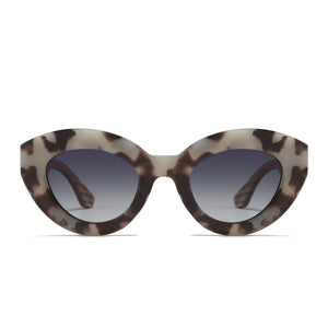 STEVIE IVORY TORT l Black Polarised Lens l Walnut Arms - Soek Fashion Eyewear Australia