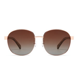 CLEO BLOOM l Rose Gold Metal l Polarised Lenses - Soek Fashion Eyewear Europe