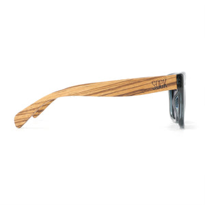 MORGAN INDIGO l Grey Lens l Walnut Arms - Soek Fashion Eyewear Europe