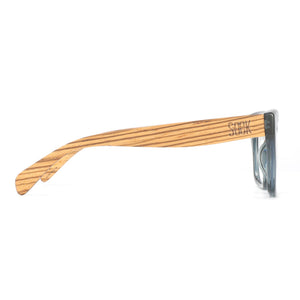 MORGAN INDIGO l Wooden Magnifying Reader - Soek Fashion Eyewear Europe