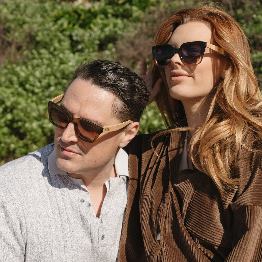 MORGAN MOSS l Brown Lens l White Maple Arms - Soek Fashion Eyewear Europe