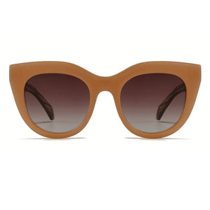 MILLA CARAMEL Brown Gradient Lens l Walnut Arms - Soek Fashion Eyewear Europe