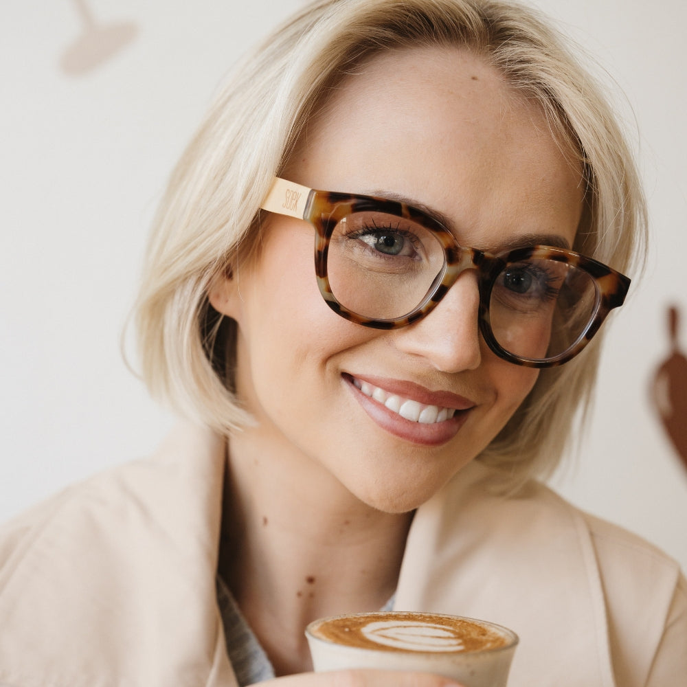 ALIVE ROCKY TORT l Wooden Magnifying Reader - Soek Fashion Eyewear Europe