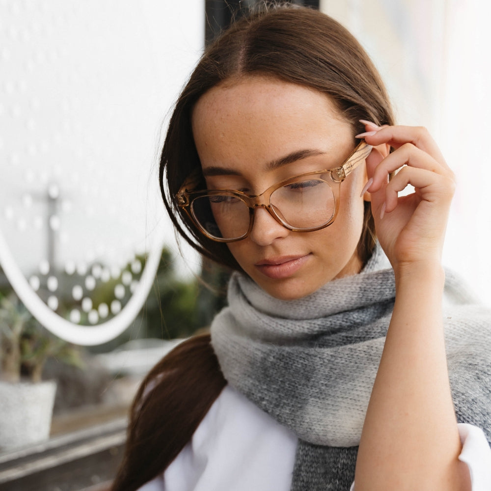 LILA GRACE CHAMPAGNE l Digital Blue Light - Soek Fashion Eyewear Europe