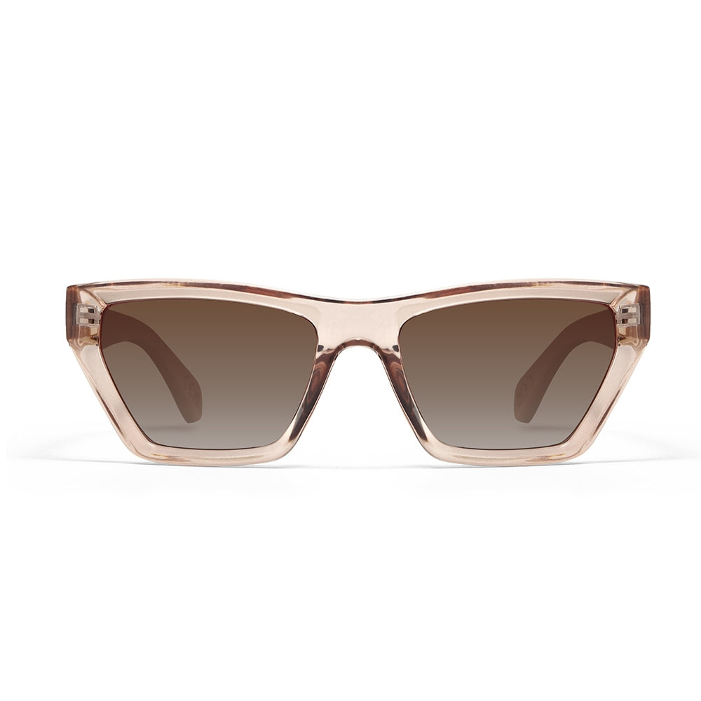 NILAA MOCHA l Graduated Brown Lens l White Maple Arms - Soek Fashion Eyewear Australia