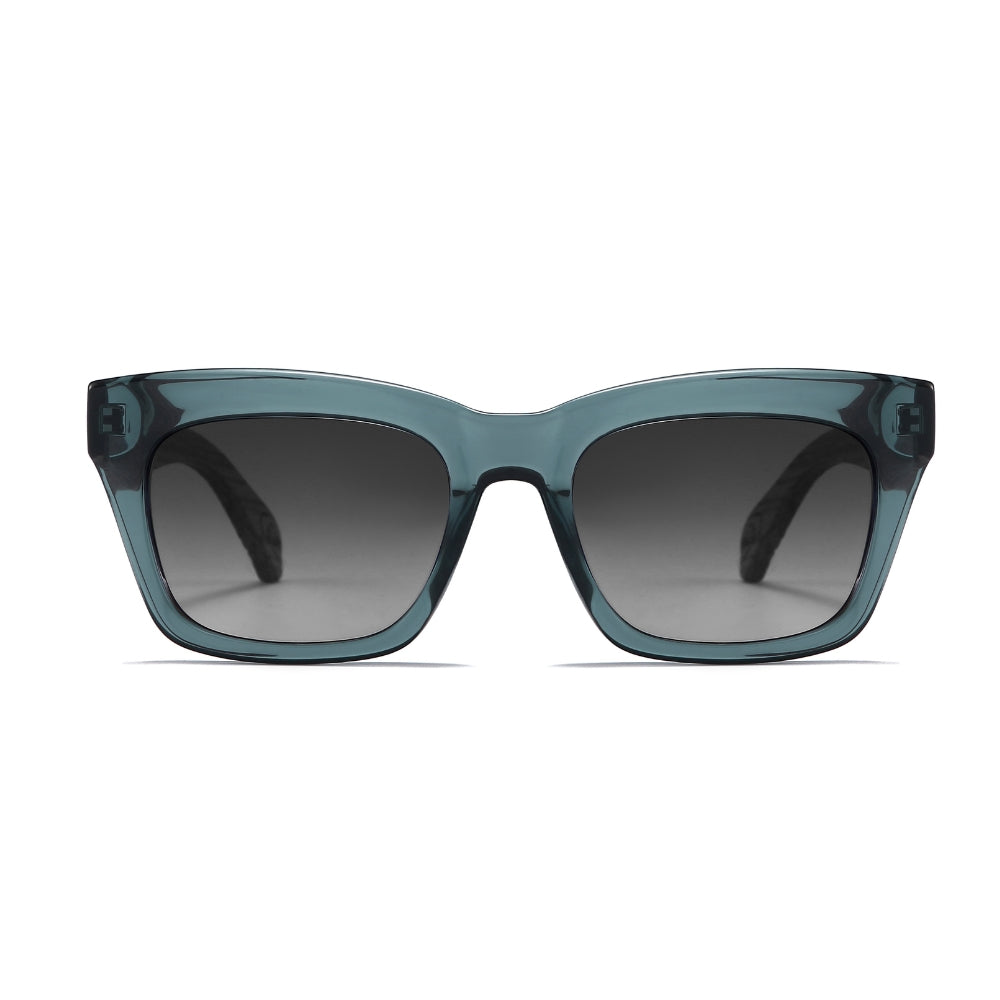 MORGAN INDIGO l Grey Lens l Walnut Arms - Soek Fashion Eyewear Australia