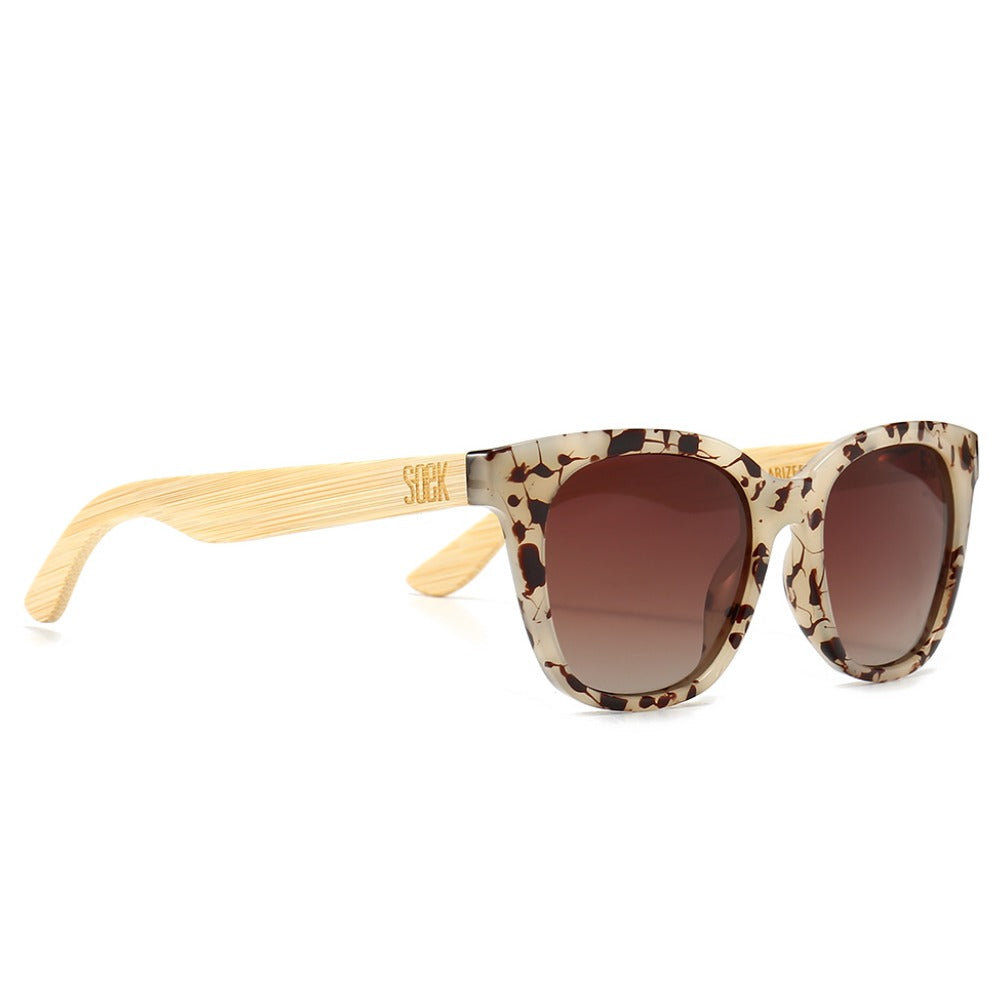 LILA GRACE IVORY TORTOISE l Brown Lens l White Maple Arms - Soek Fashion Eyewear Europe