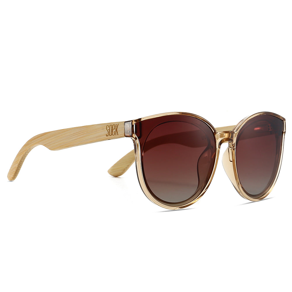 BELLA CHAMPAGNE l Brown Gradient Lens l Maple Arms - Soek Fashion Eyewear Europe