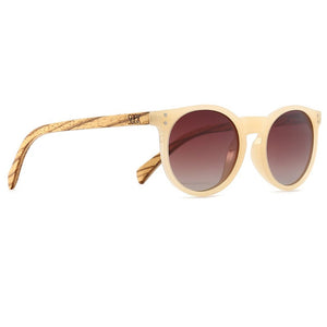 FRASER Brown Polarised Lens l Walnut Arms - Soek Fashion Eyewear Europe