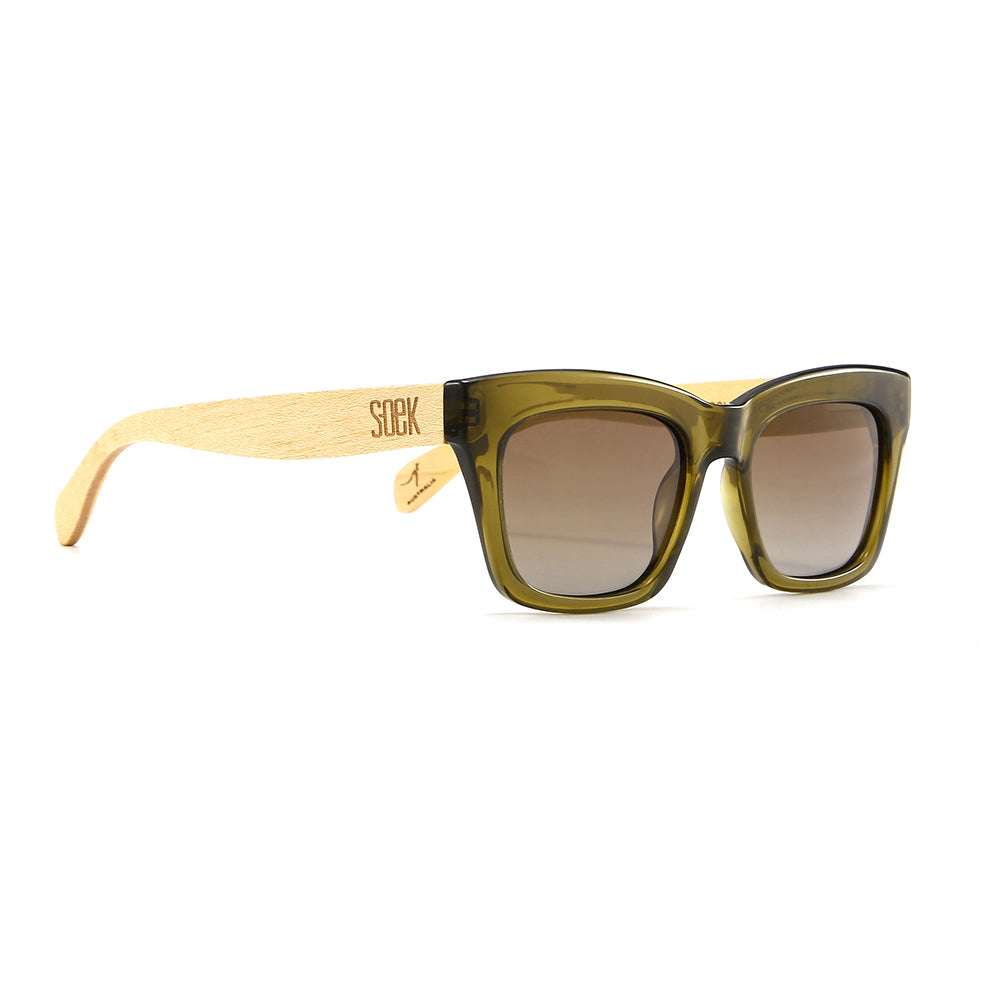 MORGAN MOSS l Brown Lens l White Maple Arms - Soek Fashion Eyewear Europe