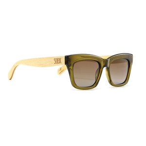 MORGAN MOSS l Brown Lens l White Maple Arms - Soek Fashion Eyewear Europe