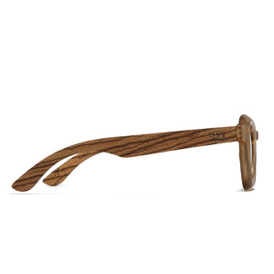 QUEST WHISKEY l Sunglasses l Polarised Lens l Walnut Arms - Soek Fashion Eyewear Australia