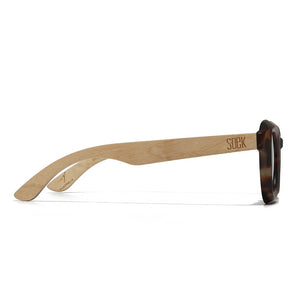 QUEST ROCKY TORT l Sunglasses l Polarised Lens l Walnut Arms - Soek Fashion Eyewear Australia