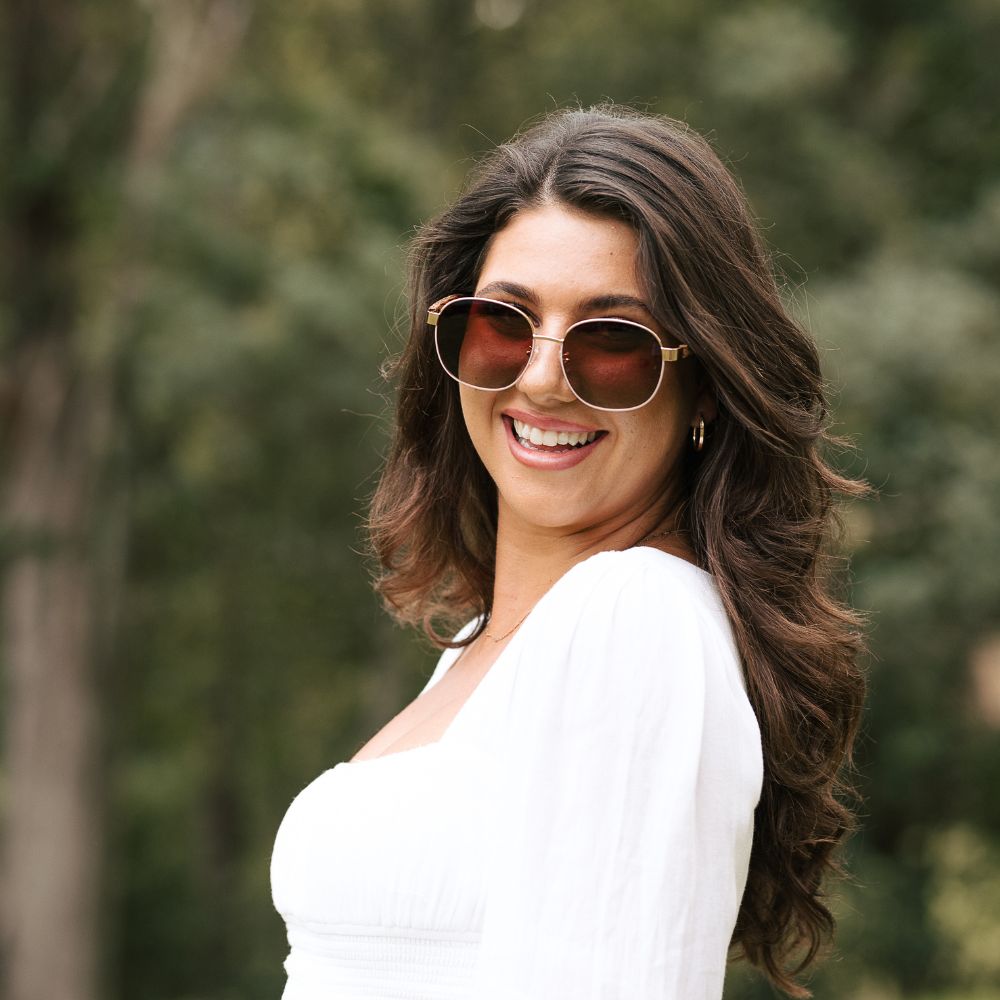 CLEO BLOOM l Rose Gold Metal l Polarised Lenses - Soek Fashion Eyewear Europe