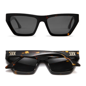 BEYOND EBONY - Plant Based Dark Tortoise Frame l Black Polarised Lens - Soek Fashion Eyewear Europe