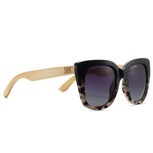 RIVIERA BLACK IVORY TORT  Black Gradient Lens l White Maple Arms - Soek Fashion Eyewear Europe