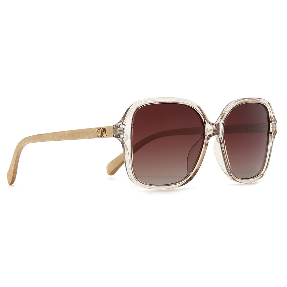 SCARLETT CHAMPAGNE Brown Gradient Lens l Maple Arms - Soek Fashion Eyewear Europe