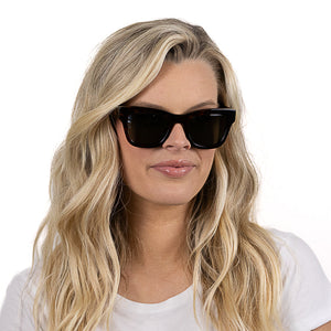 COLLIDE TORT - Bio Acetate Tortoise Frame l Khaki  Polarised Lens - Soek Fashion Eyewear Europe