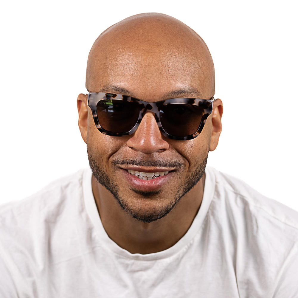 COLLIDE SANDSTONE - Bio Acetate Tortoise Frame l Brown Polarised Lens - Soek Fashion Eyewear Europe